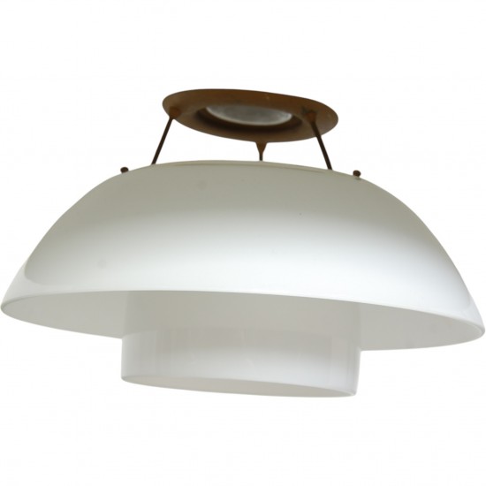 Poul Henningsen PH4½/4 Rød metalskærm 1930'erne