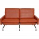 Poul Kjærholm 2.personers PK31/2 sofa i terracotta læder