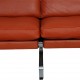 Poul Kjærholm 2.personers PK31/2 sofa i terracotta læder