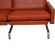 Poul Kjærholm 2.personers PK31/2 sofa i terracotta læder