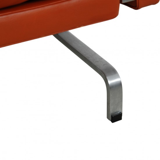 Poul Kjærholm 2.personers PK31/2 sofa i terracotta læder