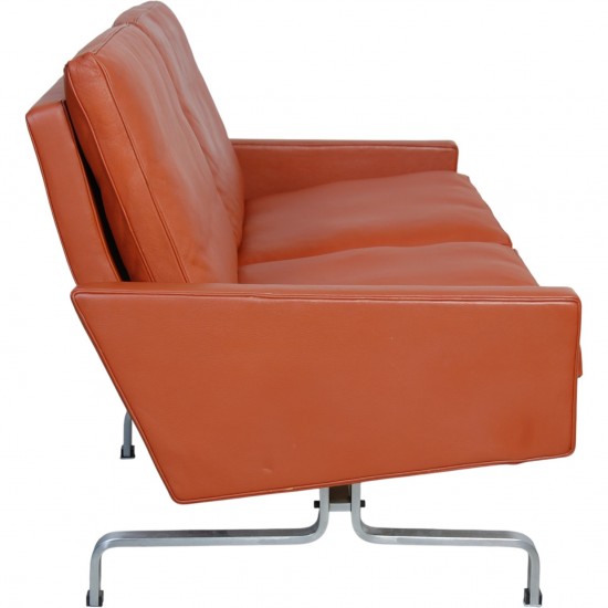 Poul Kjærholm 2.personers PK31/2 sofa i terracotta læder