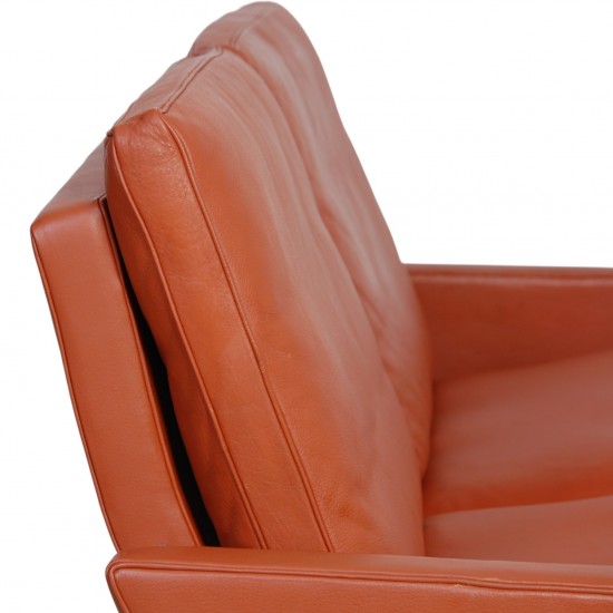 Poul Kjærholm 2.personers PK31/2 sofa i terracotta læder