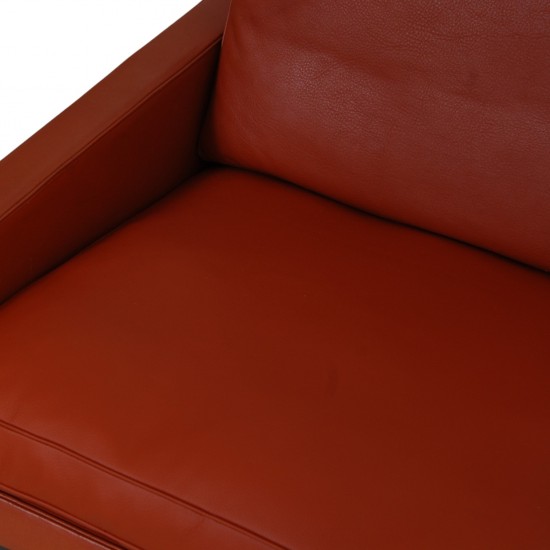 Poul Kjærholm 2.personers PK31/2 sofa i terracotta læder