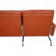 Poul Kjærholm 2.personers PK31/2 sofa i terracotta læder