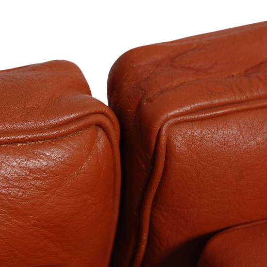 Poul Kjærholm 2.personers PK31/2 sofa i terracotta læder