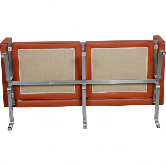 Poul Kjærholm 2.personers PK31/2 sofa i terracotta læder