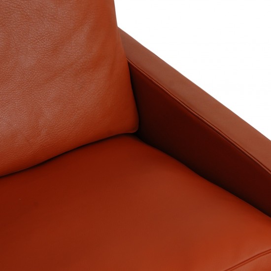 Poul Kjærholm 2.personers PK31/2 sofa i terracotta læder