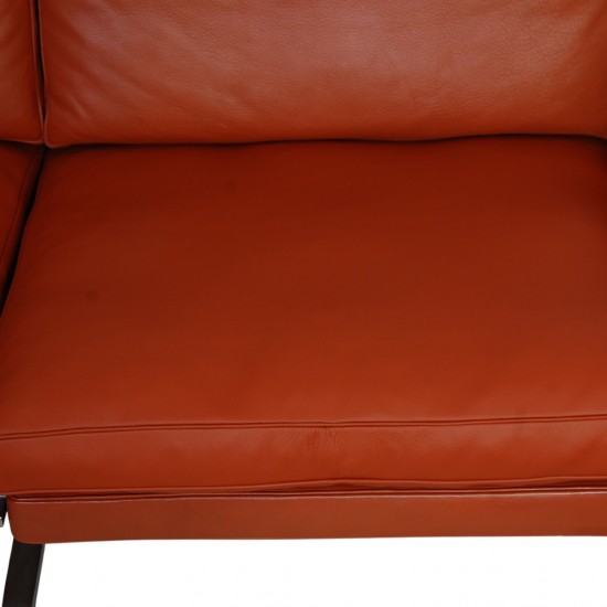 Poul Kjærholm 2.personers PK31/2 sofa i terracotta læder