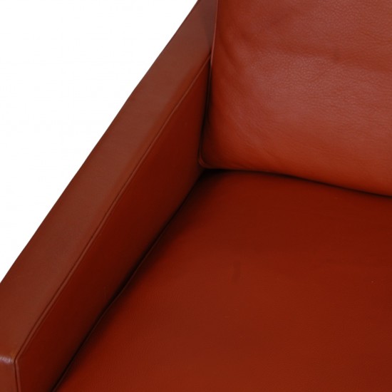 Poul Kjærholm 2.personers PK31/2 sofa i terracotta læder