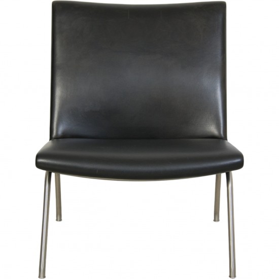 Hans Wegner AP-40 stol i sort læder