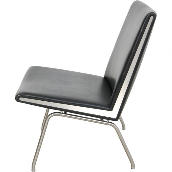 Hans Wegner AP-40 stol i sort læder