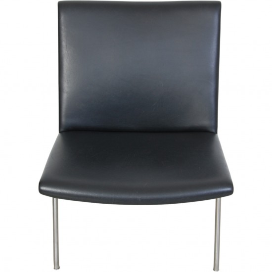 Hans Wegner AP-40 stol i sort læder