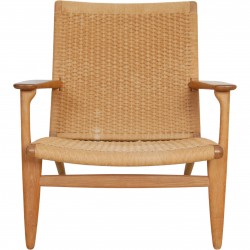 Hans Wegner Vintage CH25 stol i eg