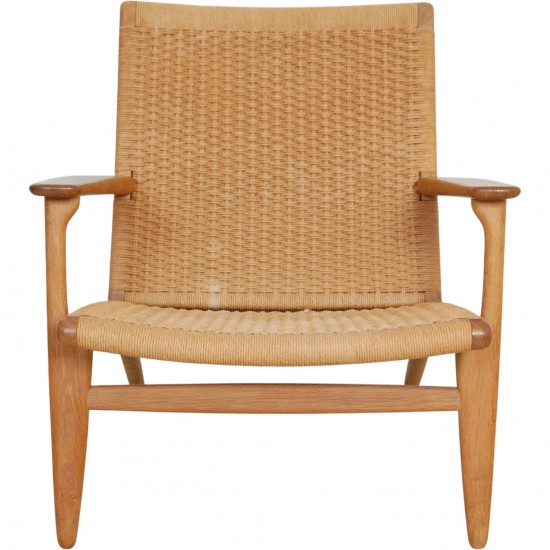 Hans Wegner Vintage CH25 stol i eg