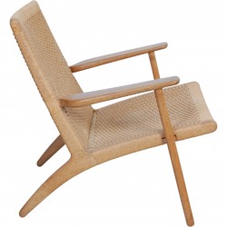 Hans Wegner Vintage CH25 stol i eg