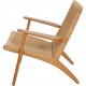 Hans Wegner Vintage CH25 stol i eg