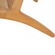 Hans Wegner Vintage CH25 stol i eg