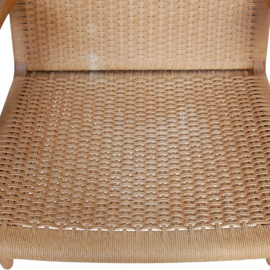 Hans Wegner Vintage CH25 stol i eg