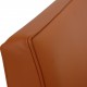 Arne Jacobsen 3301 Lufthavnsstol nybetrukket med Cognac bizon læder