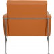 Arne Jacobsen 3301 Lufthavnsstol nybetrukket med Cognac bizon læder