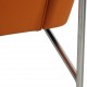 Arne Jacobsen 3301 Lufthavnsstol nybetrukket med Cognac bizon læder