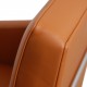 Arne Jacobsen 3301 Lufthavnsstol nybetrukket med Cognac bizon læder
