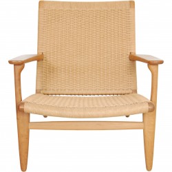 Hans Wegner vintage CH25 stol i eg