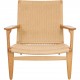 Hans Wegner vintage CH25 stol i eg