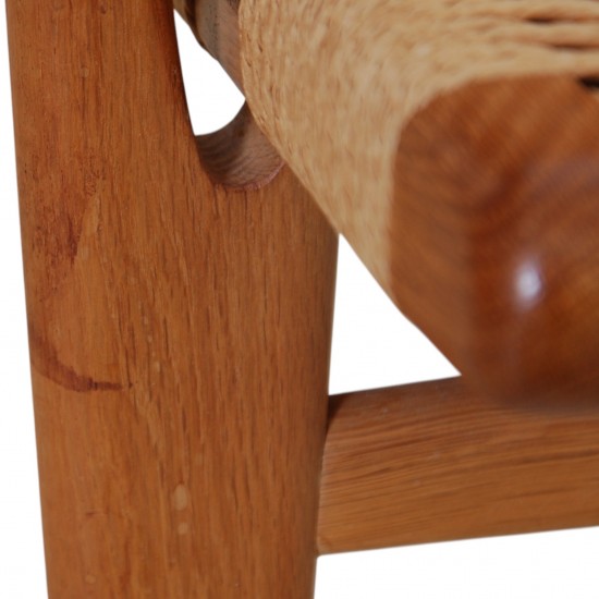 Hans Wegner vintage CH25 stol i eg