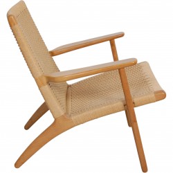 Hans Wegner vintage CH25 stol i eg