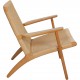 Hans Wegner vintage CH25 stol i eg