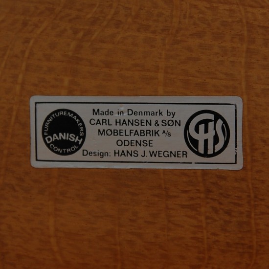 Hans Wegner vintage CH25 stol i eg