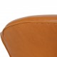 Arne Jacobsen vintage cognac Svane stol 1960'erne