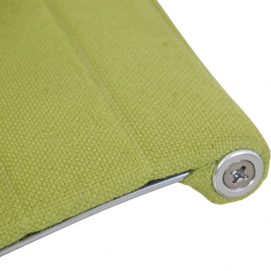 Charles Eames EA108 stol i grønt stof 2019 (uden drej)