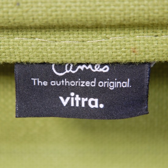 Charles Eames EA108 stol i grønt stof 2019 (uden drej)