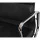 Charles Eames EA209 softpad stol i sort læder 2007