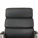 Charles Eames EA219 softpad kontorstol i sort læder 2006