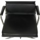 Charles Eames EA219 softpad kontorstol i sort læder 2006