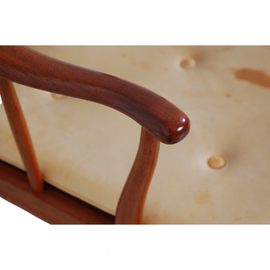 Sæt af 4 Hans Wegner Kina stole i mahogni 1985