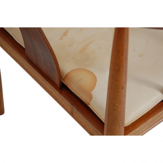 Sæt af 4 Hans Wegner Kina stole i mahogni 1985