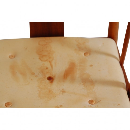 Sæt af 4 Hans Wegner Kina stole i mahogni 1985