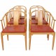 Sæt af 6 Hans Wegner Kina stole i kirsebærtræ 1990