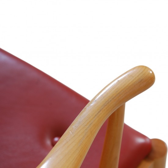 Sæt af 6 Hans Wegner Kina stole i kirsebærtræ 1990