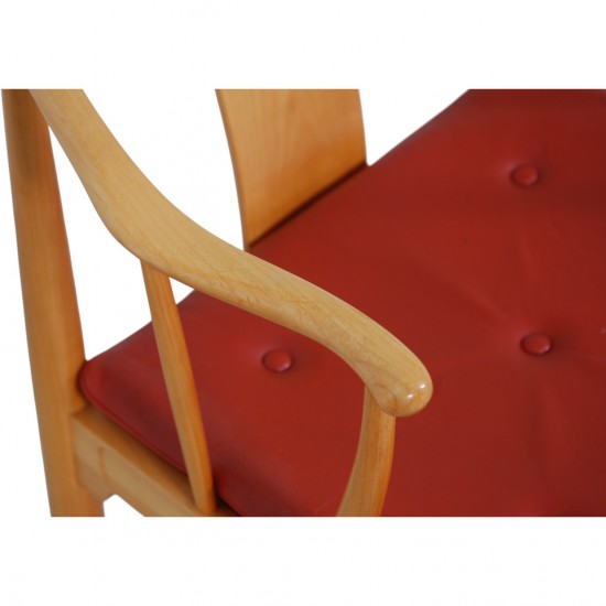 Sæt af 6 Hans Wegner Kina stole i kirsebærtræ 1990