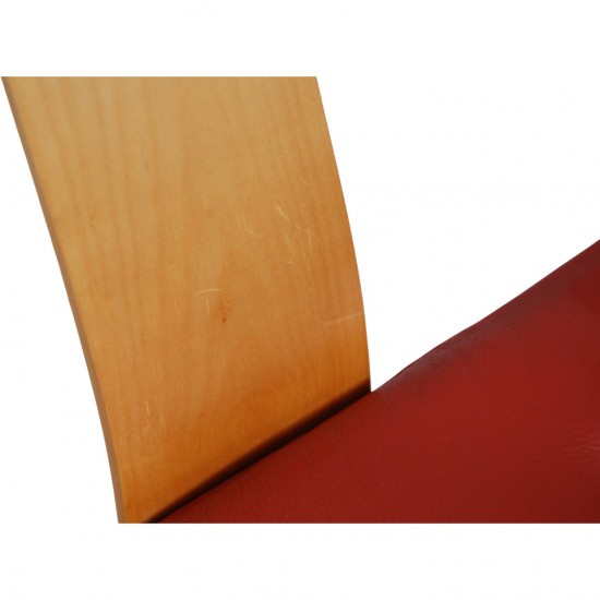 Sæt af 6 Hans Wegner Kina stole i kirsebærtræ 1990