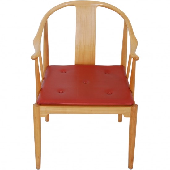 Sæt af 6 Hans Wegner Kina stole i kirsebærtræ 1990