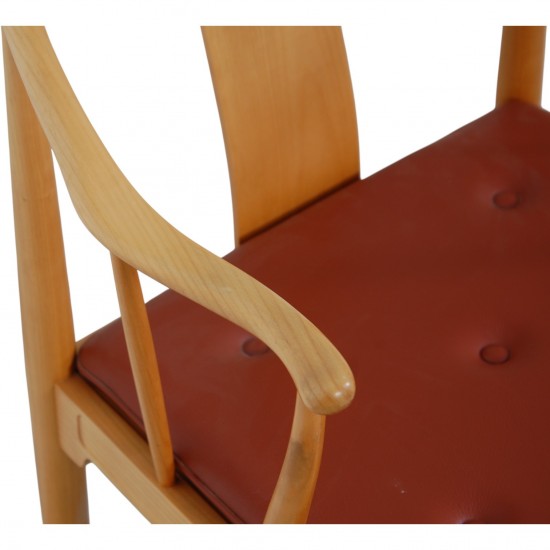 Sæt af 6 Hans Wegner Kina stole i kirsebærtræ 1990