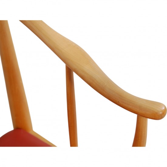 Sæt af 6 Hans Wegner Kina stole i kirsebærtræ 1990