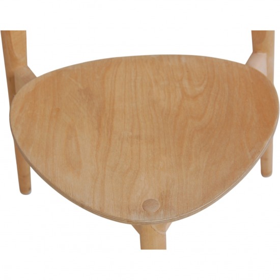 Sæt af 7 Hans Wegner PP583 stole i ask 1990'erne